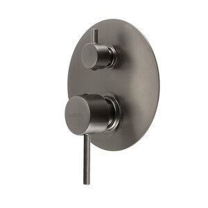 Q.TA' 1 GEDY SERIE GARDA INCASSO DOCCIA C/ DEVIAT GUN METAL