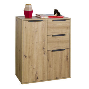 Q.TA' 1 MOBILE ESPRESSO 2A+2C 72X35XH87 CM ROVERE ARTISAN