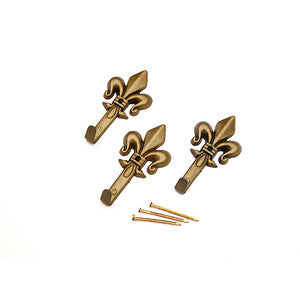 Q.TA' 12 GANCIO P/QUADRO GIGLIO 47 MM BRONZO BL 3