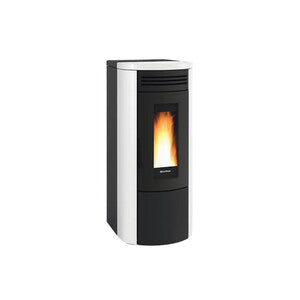 Q.TA' 1 TERMOSTUFA PELLET IDRO COSTANZA 5.0 16KW BIANCO V6