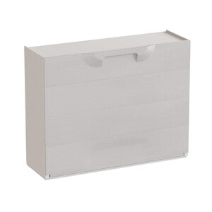 Q.TA' 7 SCARPIERA MODULARE EFFETTO DOGHE BIANCO