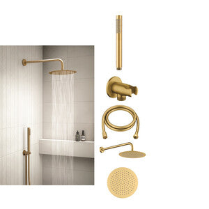 Q.TA' 1 GEDY SET DOCCIA D.25 ORO MATT HIGH PRO PLUS 07