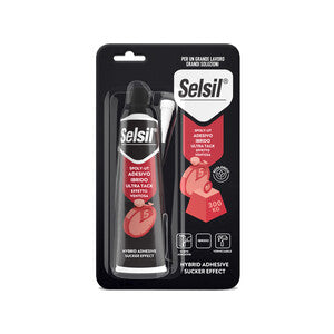 Q.TA' 12 SELSIL ADESIVO IBRIDO ULTRA TACK BIANCO 60ML