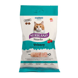 Q.TA' 12 SERRANO SNACK GATTO 50G URINARY POLLO