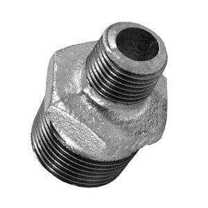 Q.TA' 5 VITE DOPPIA GHISA ZINCATA RID. D 1 X 1/2 NIPPLO