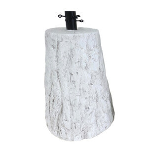 Q.TA' 1 BASE P/ALBERO TRONCO XMAS TREE H39,5CM BIANCO
