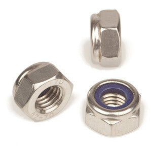 Q.TA' 200 DADO AUTOBLOCCANTE ESAGONALE BASSO M 12 MM INOX A2 UNI7474