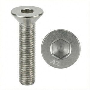 Q.TA' 200 VITE ACCIAIO INOX A2 TSPEI FILETTO TOTALE 8X 30 MM UNI5933