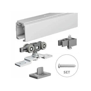 Q.TA' 1 OMGE 1391 BINARIO KIT PORTA SCORREVOLE 71-90CM