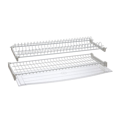 Q.TA' 1 KIT SCOLAPIATTI C/VASCHETTA 76 CM CROMO