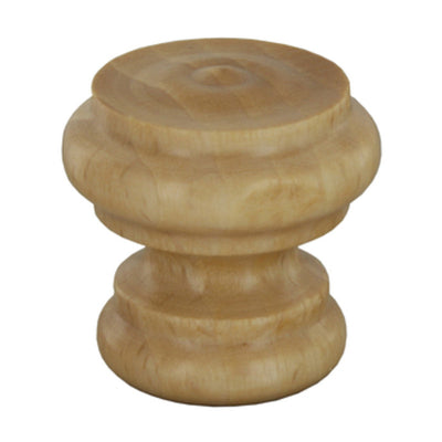 Q.TA' 25 POMOLO IN LEGNO NATURALE 102A D 38 MM