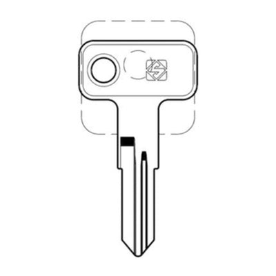 Q.TA' 10 SILCA MER33R CHIAVE PROFILO OTTONE