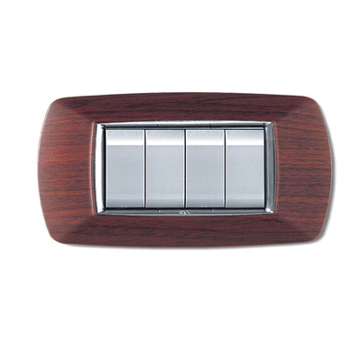 Q.TA' 1 PLACCA LIFE LIVING PLAST LEGNO SCURO 4P