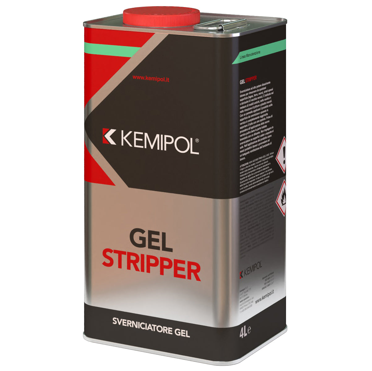 Q.TA'. 4 SVERNICIATORE KEMIPOL GEL STRIPPER 4 L