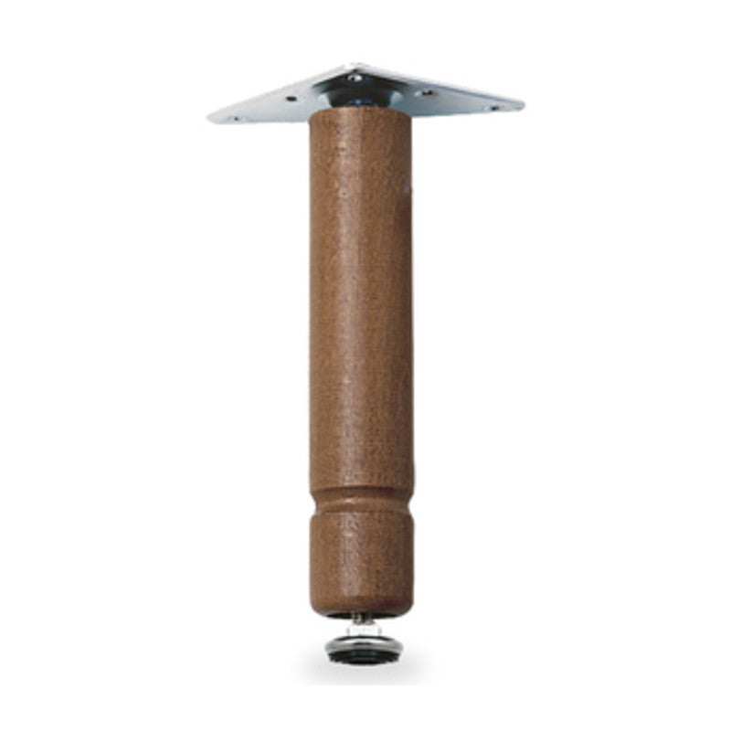 Q.TA' 1 BL PIEDINO REGOLABILE LEGNO 150 MM NOCE 4