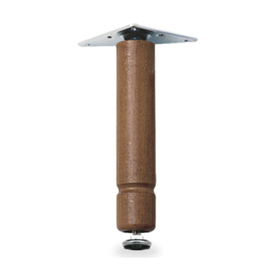 Q.TA' 1 BL PIEDINO REGOLABILE LEGNO 150 MM NOCE 4