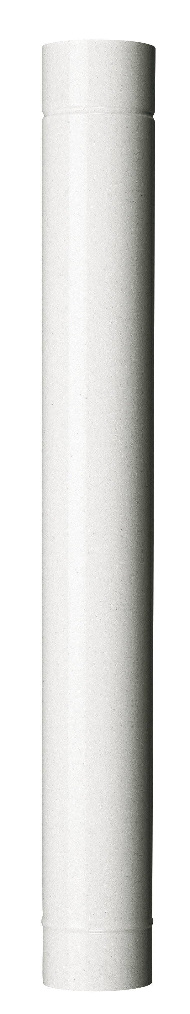 Q.TA'. 12 TUBO PER STUFA H 100 CM D 8 CM BIANCO