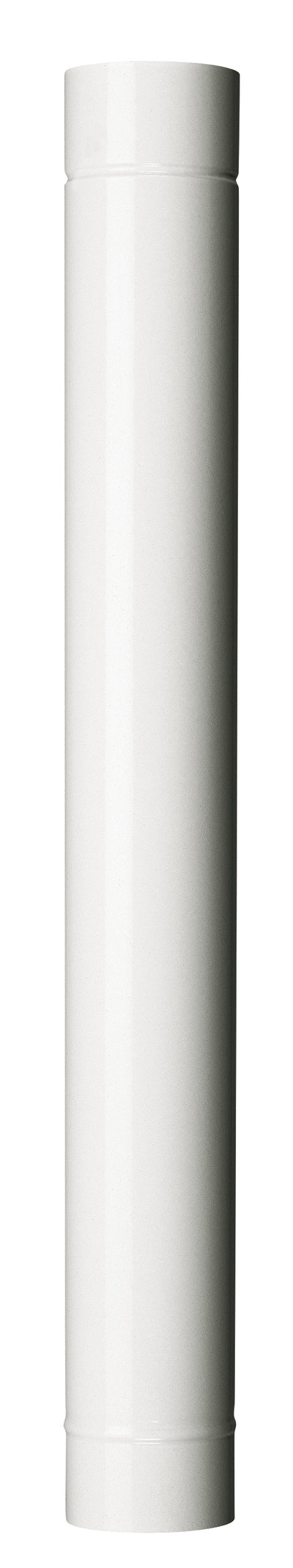 Q.TA'. 12 TUBO PER STUFA H 100 CM D 8 CM BIANCO