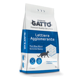 Q.TA' 1 LETTIERA SIGNOR GATTO PURE BLU 5 L