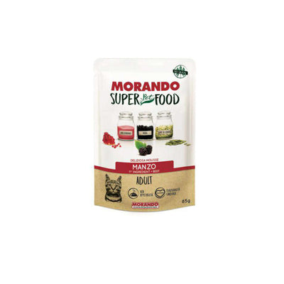 Q.TA' 24 CIBO GATTO MORANDO SUPERFOOD 85 G MOUSSE MAN