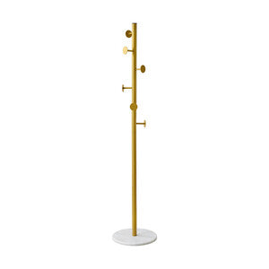 Q.TA' 1 APPENDIABITI JERRY 37X37X173CM ORO METALLO