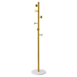 Q.TA' 1 APPENDIABITI JERRY METALLO ORO DIM 37X37X173CM