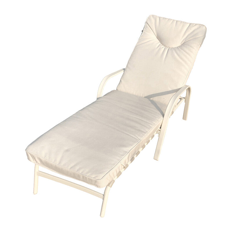 Q.TA' 2 LETTINO GIOVE LOUNGER CREMA OPACO