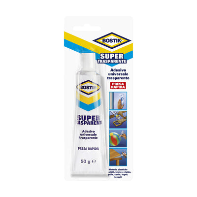 Q.TA'. 12 BOSTIK SUPERTRASPARENTE 50 G