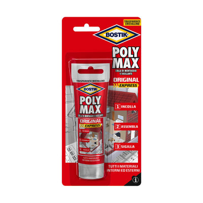 Q.TA' 12 BOSTIK POLYMAX CRISTAL EXPRESS 75 G BLISTER