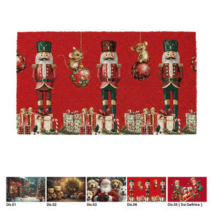 Q.TA' 10 ZERBINO DIGITALE CHRISTMAS 45X75CM ASSORTITO