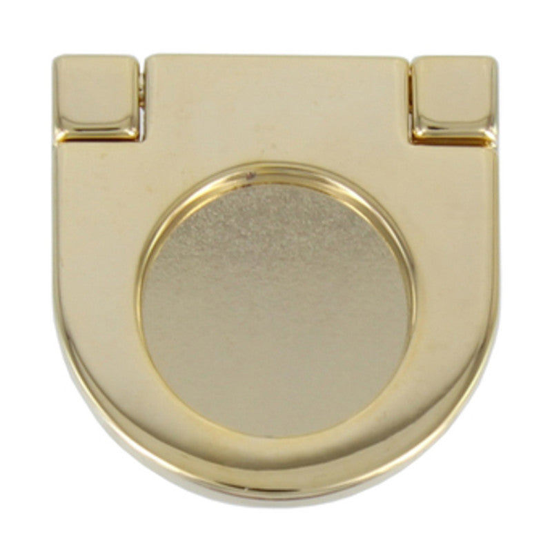 Q.TA' 25 MANIGLIA ZAMA E 3262 INCASSO 36X36 MM ORO LUC