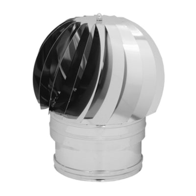 Q.TA' 1 FUMAIOLO TURBO INOX AISI 304 C/CUSCINETTI D 8 CM