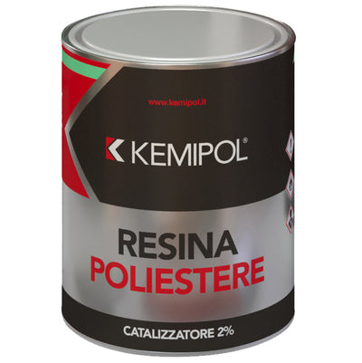 Q.TA'. 6 RESINA POLIESTERE CON CATALIZZATORE 750 ML