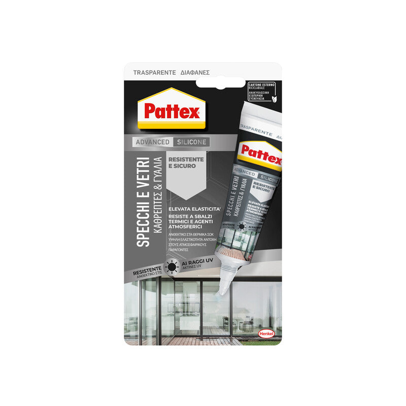 Q.TA' 12 PATTEX SILICONE SPECCHI E VETRI 50 ML