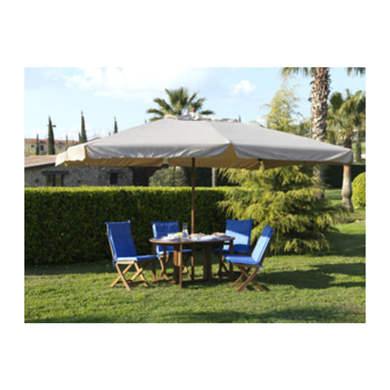 Q.TA' 1 C OMBRELLONE IN LEGNO PALO 48 CUBA 3X4M