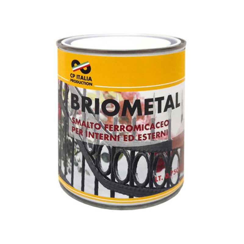 Q.TA' 6 SMALTO MICACEO GROSSO BRIOMETAL GRIGIO CH 0,750