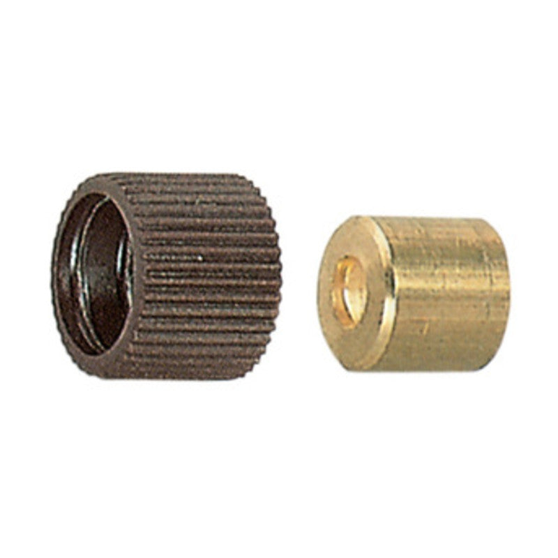 Q.TA' 10 SC REGGIPIANO C/GOMMA 12 MM E VITI MARRONE 8 *