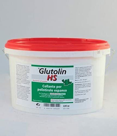 COLLA X POLISTIROLO GLUTOLIN HS 8KG INCOLLA DEPRON POLISTIRENE ISOLANTE TERMICO