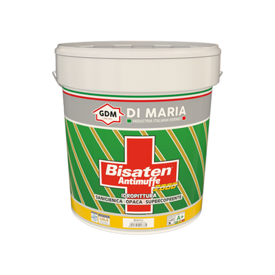 IDROPITTURA BISATEN 2000 SUPER COPRENTE ANTIMUFFA CERTIFICATA LT13 BIANCO MUFFA