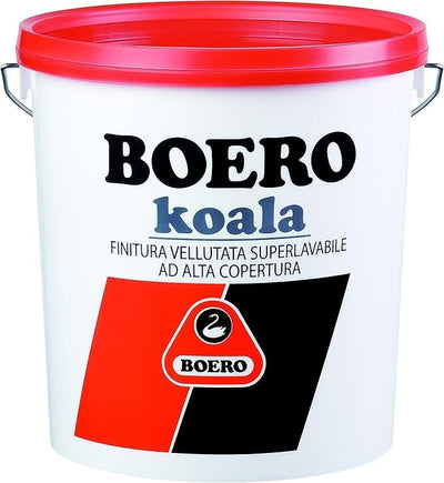 KOALA BOERO 2,5 L BIANCO IDROPITTURA SUPERLAVABILE VELLUTATA AD ALTA COPERTURA