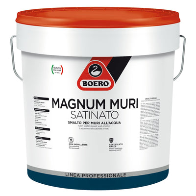 BOERO SMALTO ALL'ACQUA PER MURI SATINATO LT 4