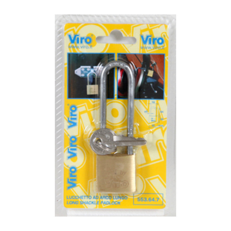 Q.TA' 6 VIRO BL 555.49.7 LUCCHETTO FAI ARCO LUNGO 50MM OTT