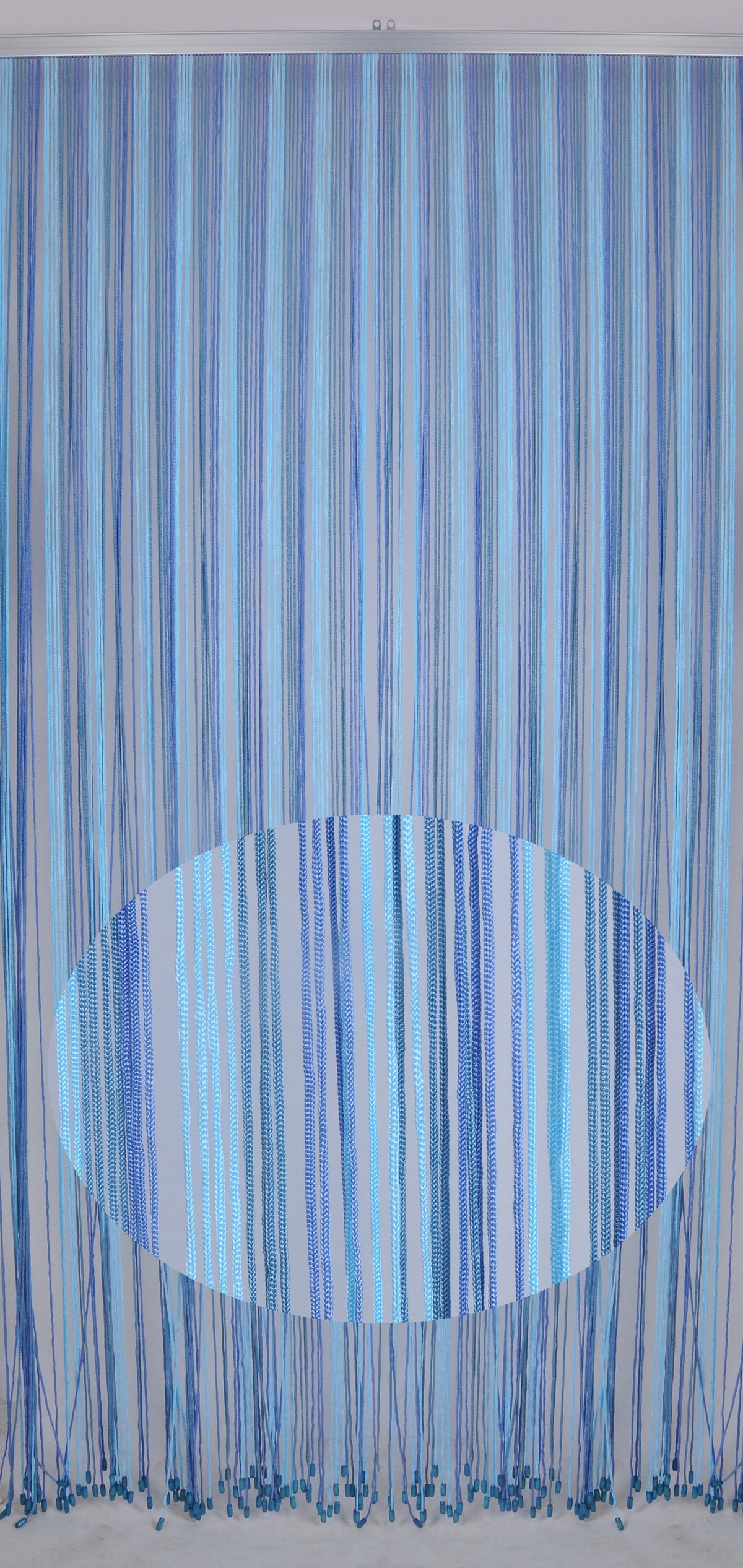 Q.TA' 1 C TENDA CORDONCINO 125XH240 CM AZZURRO
