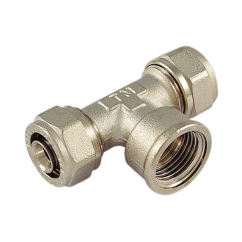 Q.TA' 5 RACCORDO TEE FEMMINA 16X1/2X16 P/MULTISTRATO