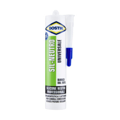Q.TA' 12 BOSTIK SIL-NEUTRO UNIVERSALE 300 ML BIANCO
