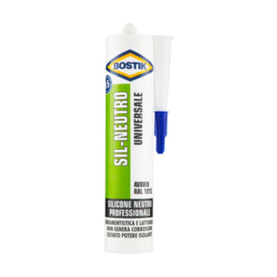 Q.TA' 12 BOSTIK SIL-NEUTRO UNIVERSALE 300 ML AVORIO