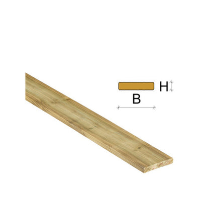Q.TA' 1 LISTONE P/PAVIMENTO PINO IMPREGN 28X120X2400 MM