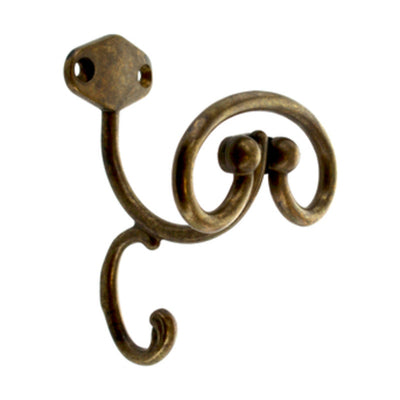 Q.TA' 6 BL APPENDIABITI ANTICATO 43007 75X106 MM OTTONE*