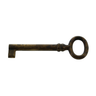 Q.TA' 5 BL CHIAVE P/MOBILI 33718 24X69 MM OTTONE ANTICAT