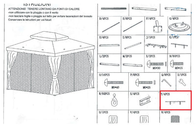 ZZ-PARTICOLARE T X GAZEBO ADVENTURE MAGNUM 3,6X4,8